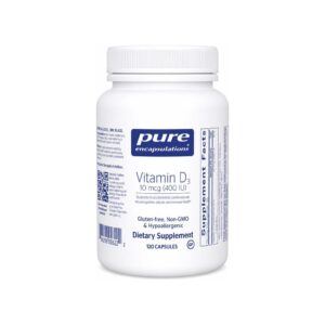 Pure Encapsulations Vitamin D3 400IU 120 capsules