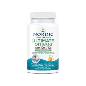 Nordic Naturals Ultimate Omega Plant-Based with D3+K2 Soft Gels