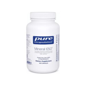 Pure Encapsulations Mineral 650 180 capsules