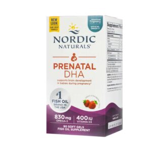 Nordic Naturals Prenatal DHA Strawberry Softgels