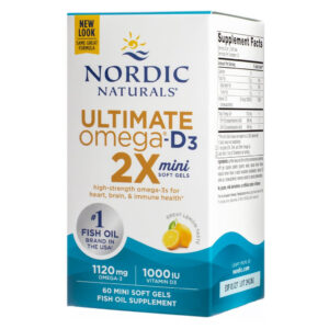 Nordic Naturals Ultimate Omega 2x With Vitamin D3 Softgels
