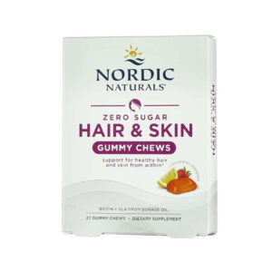 Nordic Naturals Zero Sugar Hair and Skin Gummy Chews