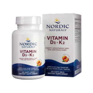 Nordic Naturals Vitamin D3 + K2 Softgels