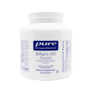 Pure Encapsulations Betaine HCl Pepsin Capsules