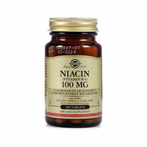 Solgar Niacin (Vitamin B3) 100mg Tablets