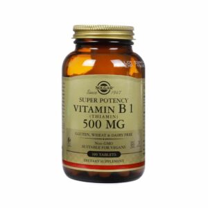 Solgar Vitamin B1 (Thiamin) 500mg Tablets