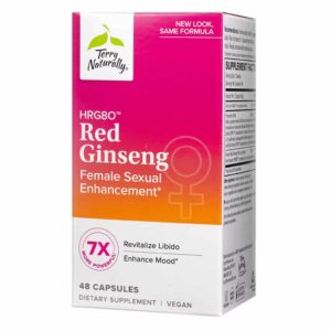 Terry Naturally HRG80™ Red Ginseng Female Sexual Enhancement Capsules