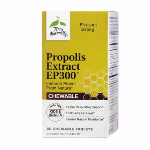 Terry Naturally Propolis Extract EP300 Chewable Tablets