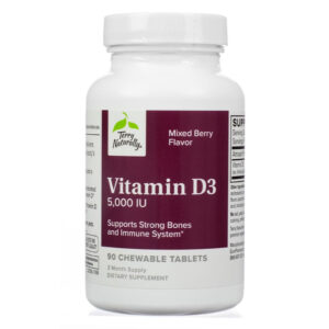 Terry Naturally Vitamin D3 5000IU Chewable Tablets