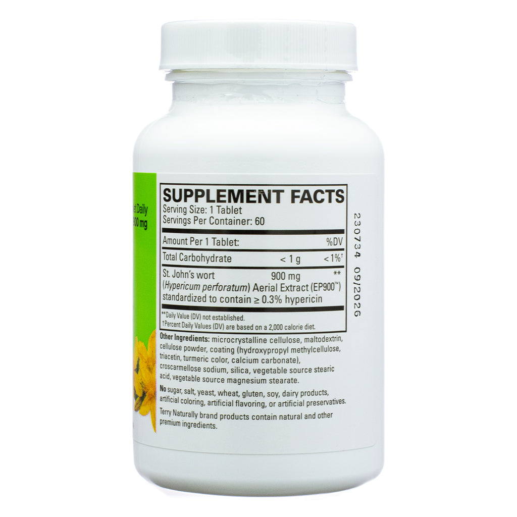 Terry Naturally St. John's Wort 900 Tablets - Image 2