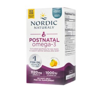 Nordic Naturals Postnatal Omega-3 Softgels