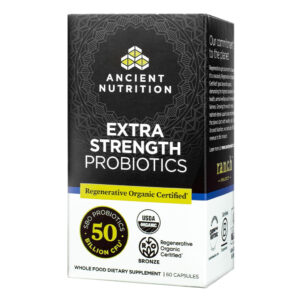 Ancient Nutrition Regenerative Organic Certified™ Extra Strength Probiotics