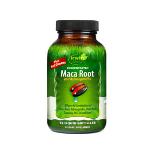 Irwin Naturals Maca Root and Ashwagandha Liquid Soft-Gels