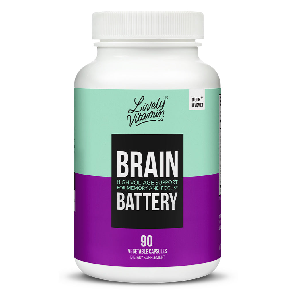 Lively Vitamin Co. Brain Battery Capsules