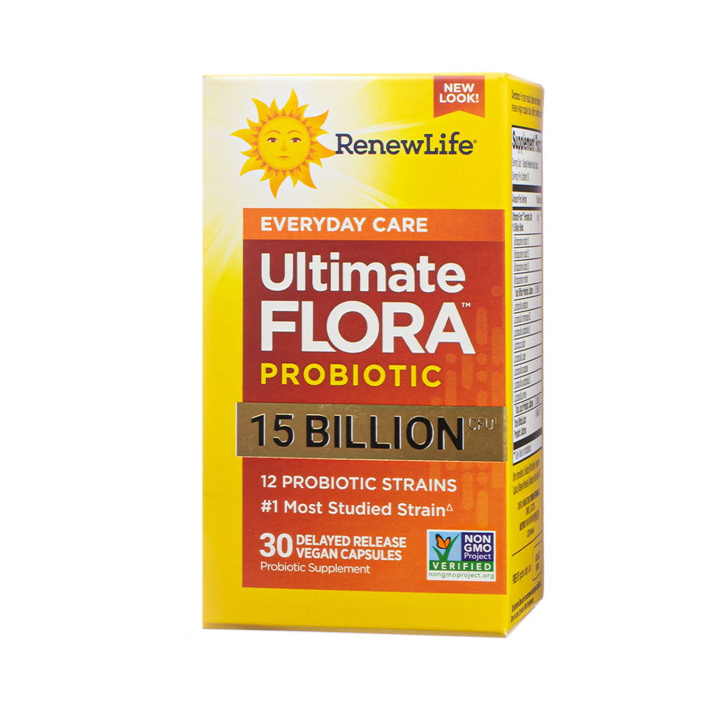 Renew Life Ultimate Flora Everyday Care Probiotic Capsules 15 Billion CFU - Image 2