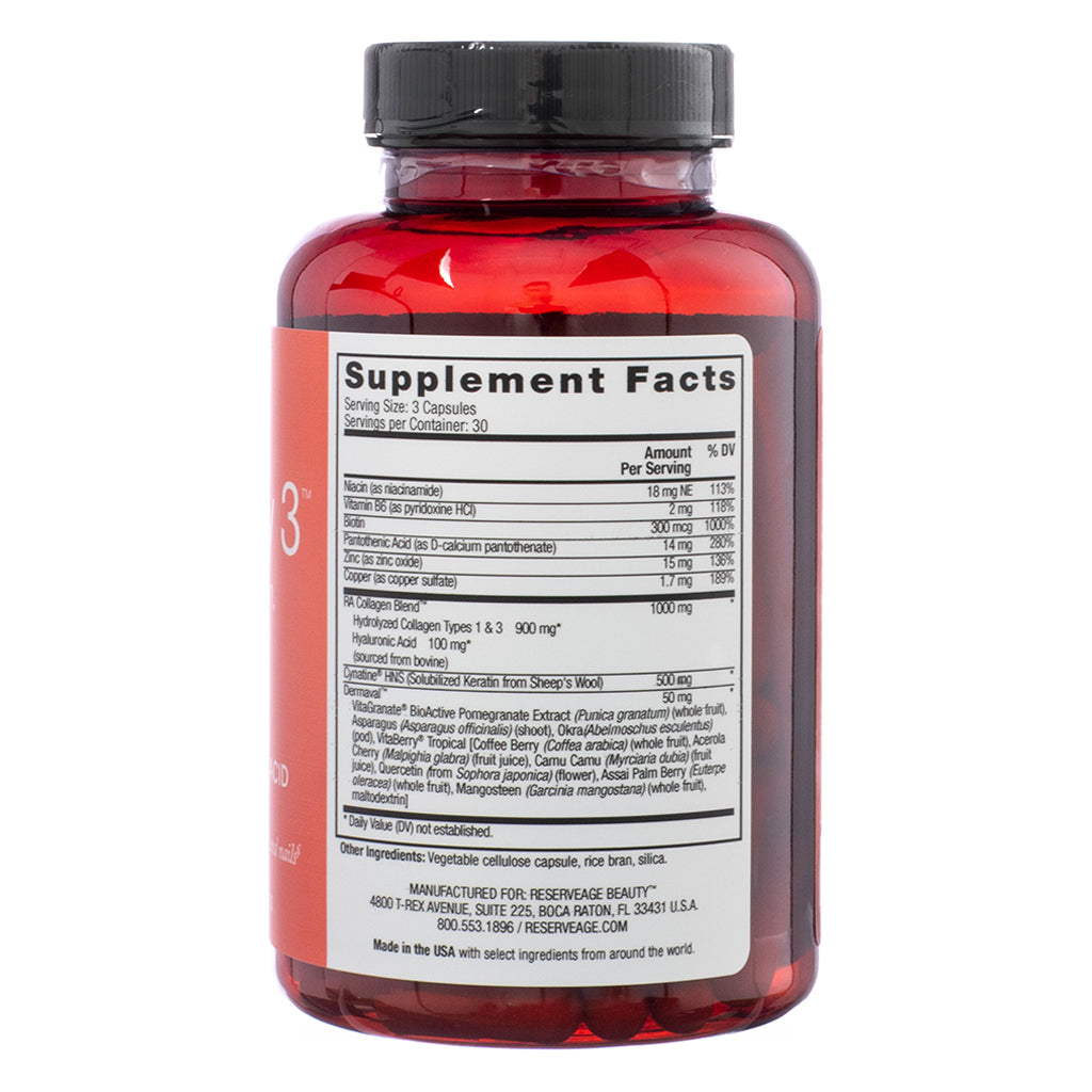 Reserveage Nutrition Tres Beauty 3 Capsules - Image 3
