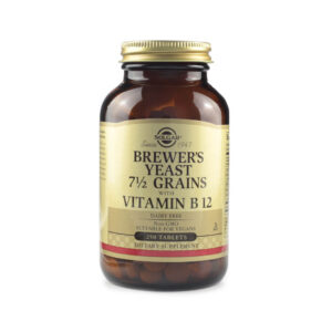 Solgar Brewer's Yeast 7 1/2 Grains with B12 Tablets