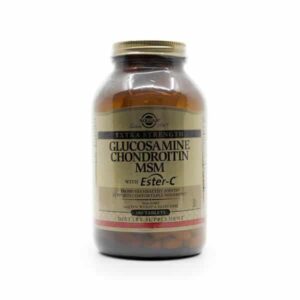 Solgar Extra Strength Glucosamine Chondroitin MSM with Ester-C Tablets