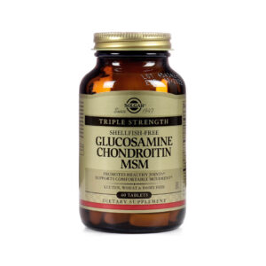 Solgar Triple Strength Glucosamine Chondroitin MSM (Shellfish-Free) Tablets