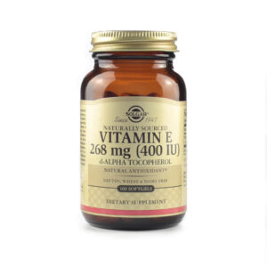 Solgar Vitamin E 268mg (400 IU) Alpha Softgels