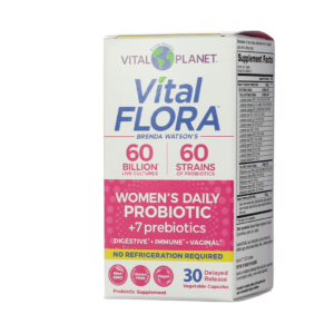 Vital Planet Vital Flora Women's Daily Probiotic Capsules